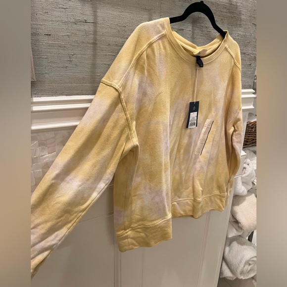 NWT new with tags universal thread target tie dye sweatshirt yellow large cotton - Picture 4 of 11